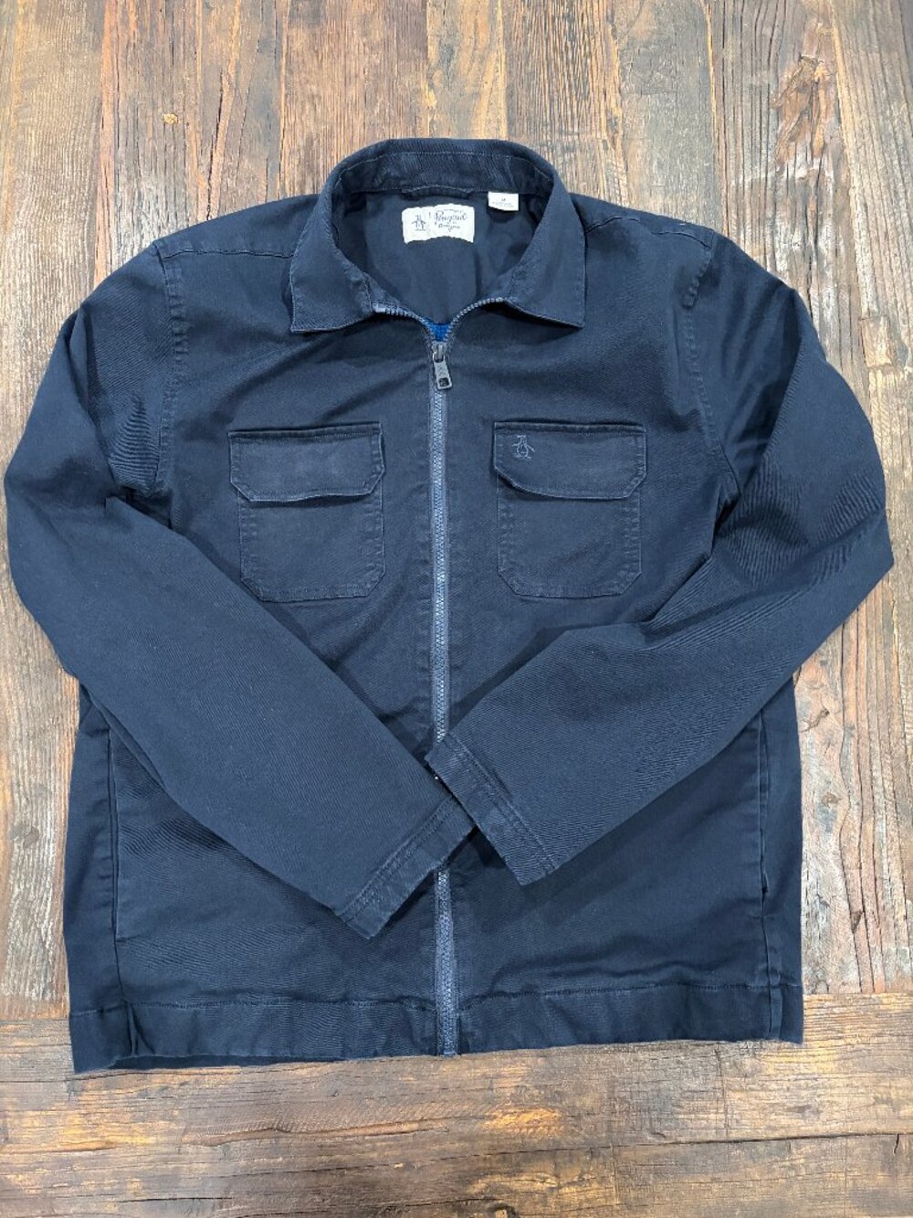 Original Penguin Flannel Lined Cotton Jacket - Men's Med